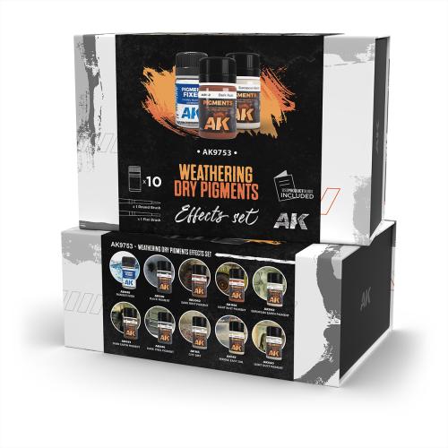 Weathering Dry Pigments Effects Set (10x35ml)
