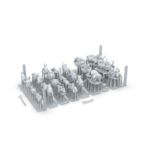 AK Basing Bits: Rats (resin) (25)