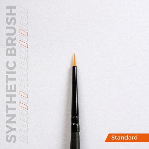 Round Brush: Size 4/0 (Synthetic)