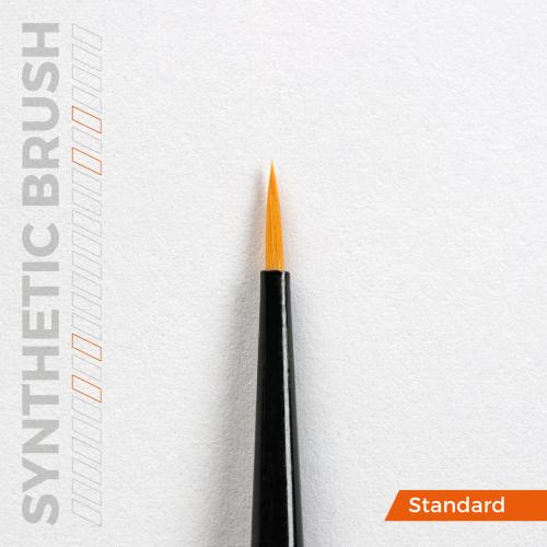 Round Brush: Size 2/0 (Synthetic)