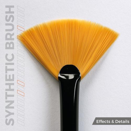 Fan Shape Brush - Synthetic