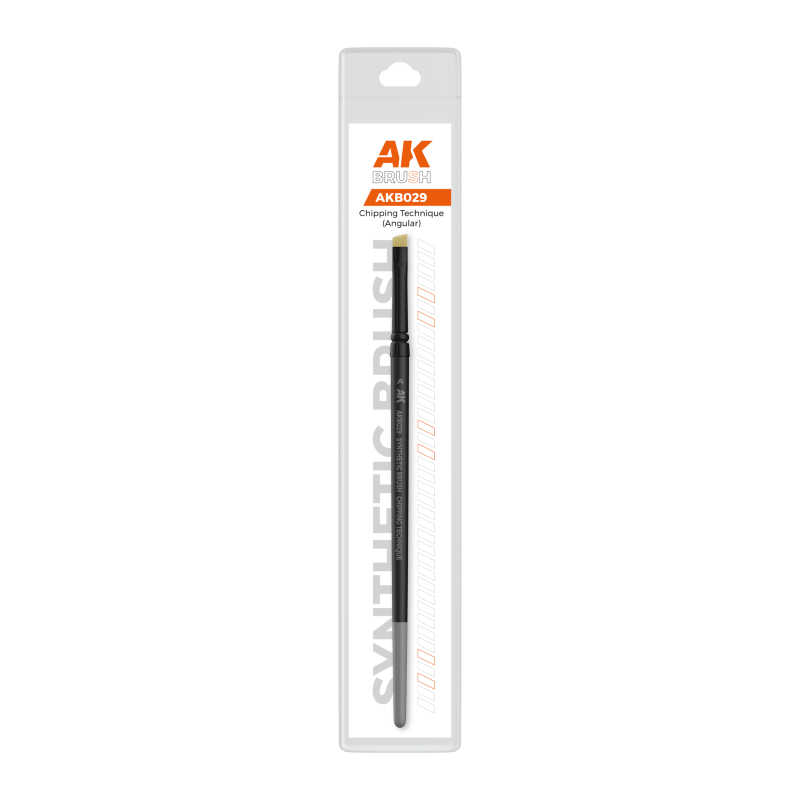 AK Brush: Chipping Technique (Angular) (Synthetic)
