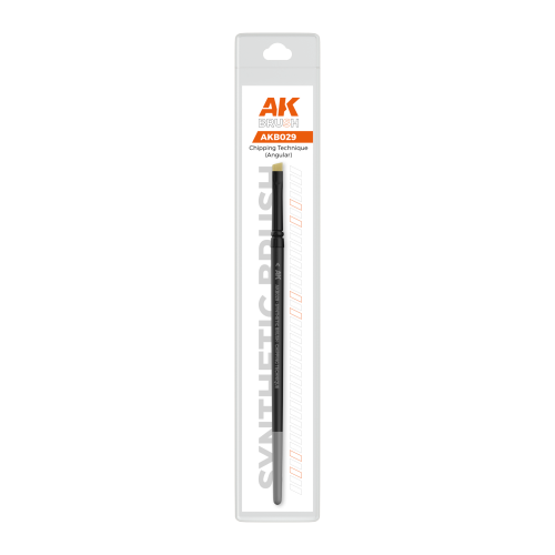 AK Brush: Chipping Technique (Angular) (Synthetic)