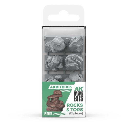 AK Basing Bits: Rocks & Tors (resin) (12)