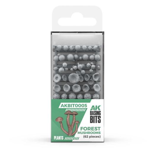 AK Basing Bits: Forest Mushrooms (resin) (64)