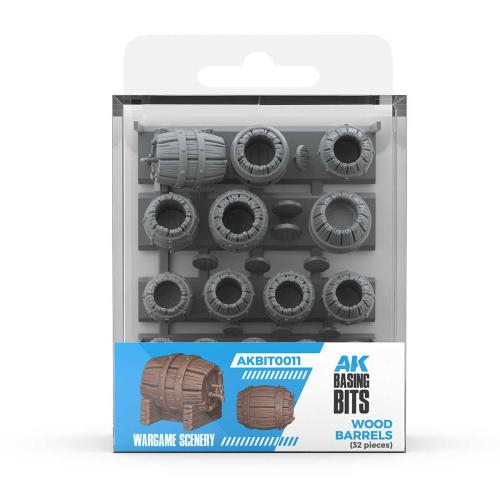 AK Basing Bits: Wood Barrels (resin) (32)