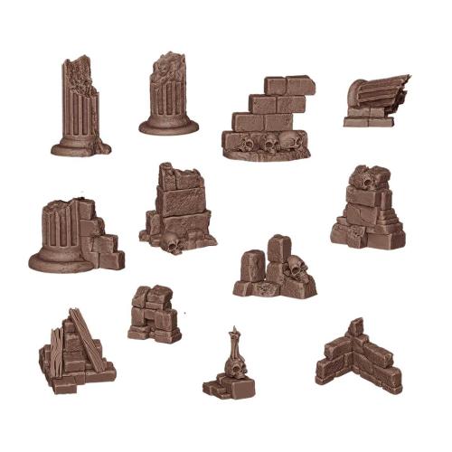AK Basing Bits: Village Ruins (resin) (12)