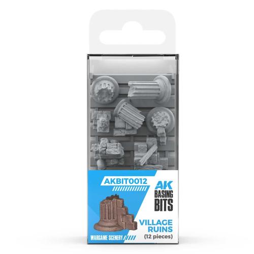 AK Basing Bits: Village Ruins (resin) (12)