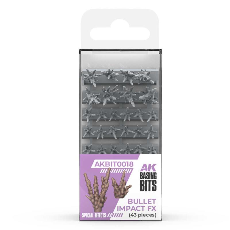 AK Basing Bits: Bullet Impact FX (resin) (43)