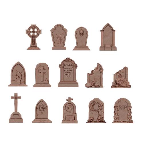 AK Basing Bits: Tombstones (resin) (14)