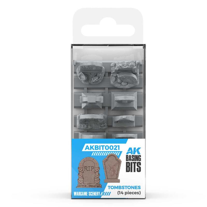 AK Basing Bits: Tombstones (resin) (14)