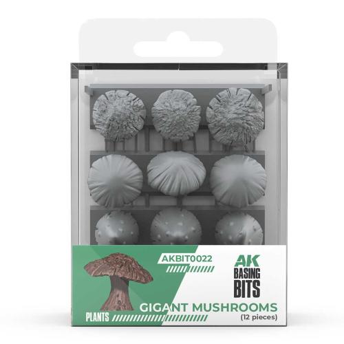 AK Basing Bits: Giant Mushrooms (resin) (12)