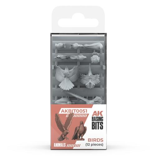 AK Basing Bits: Birds (resin) (12)