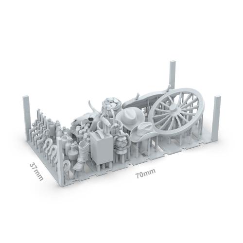 AK Basing Bits: Far West (resin) (24)