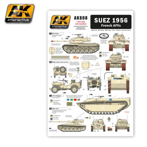 SUEZ 1956 FRENCH AFVS 1/35