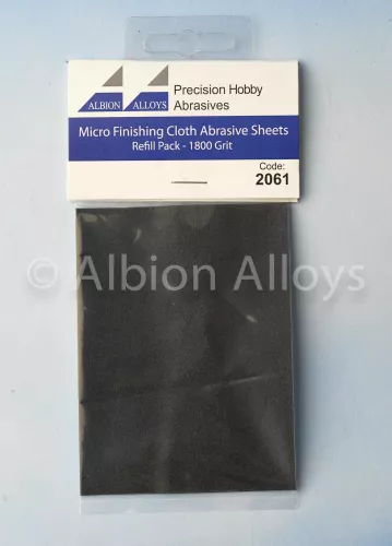 Micro Finishing Cloth Abrasive Sheets Refill - 1800 Grit