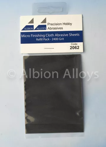 Micro Finishing Cloth Abrasive Sheets Refill - 2400 Grit