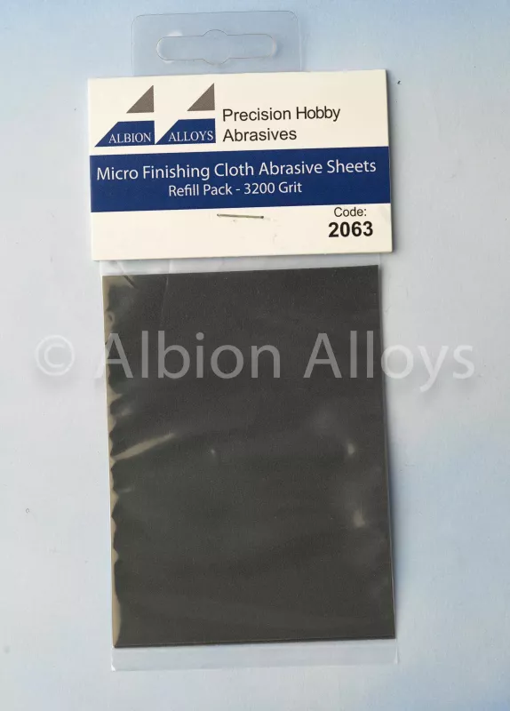 Micro Finishing Cloth Abrasive Sheets Refill - 3200 Grit