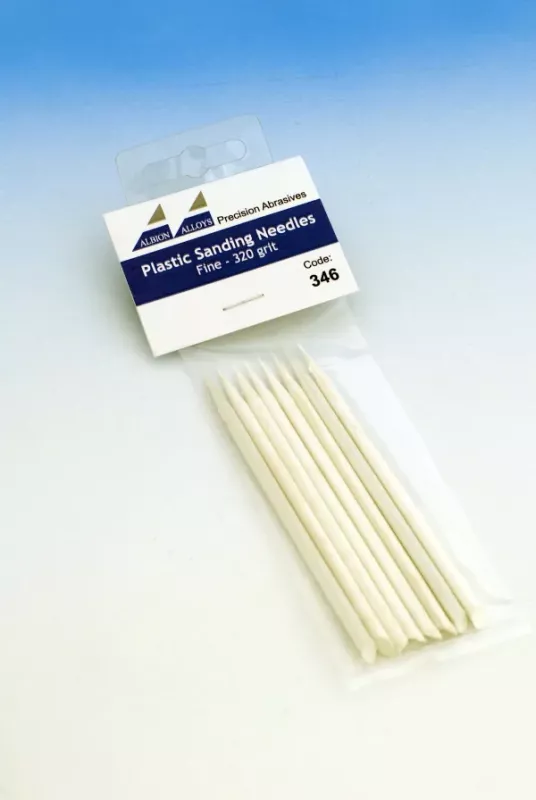 Plastic Sanding Needles, fine/ grit 320