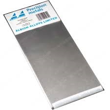 Aluminiumplåt 0,276 mm 2 sheets - 100 x 250 mm