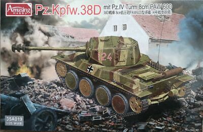Pz.Kpfw. 38D w Pz IV Turret and 8 cm PAW 600 1/35