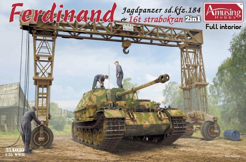 SD.Kfz.184 Ferdinand & 16t Strabokran 1/35