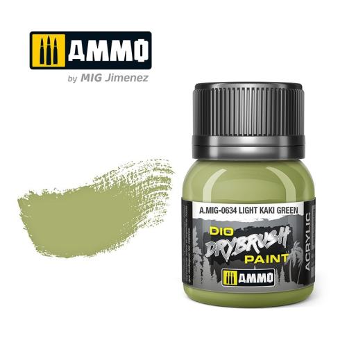Dry Brush Paint - Light Khaki Green
