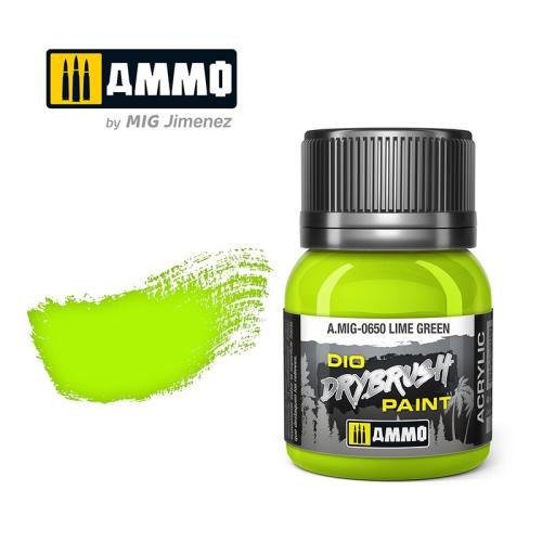 Dry Brush Paint - Lime Green