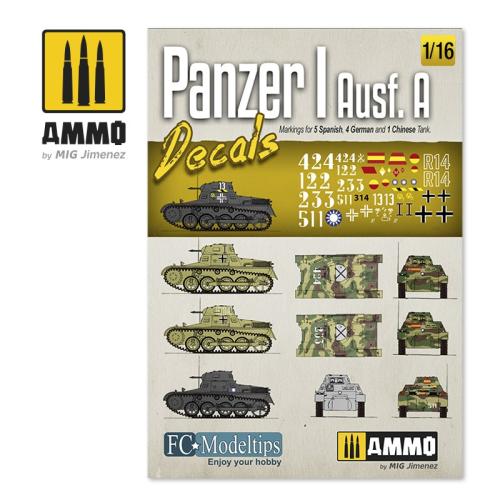 PANZER I AUSF. A. DECALS 1/16