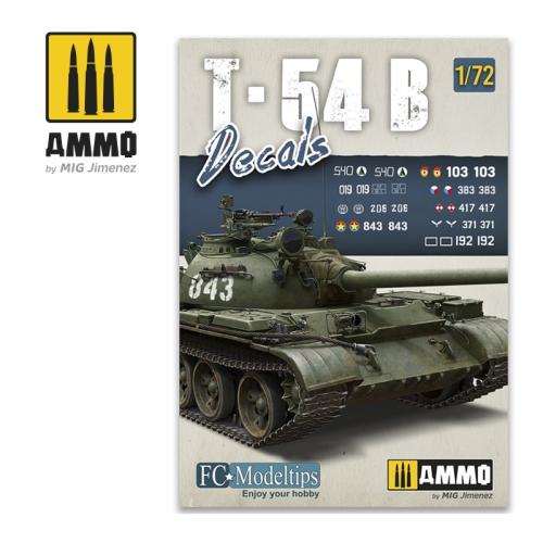 T-54B. DECALS 1/72