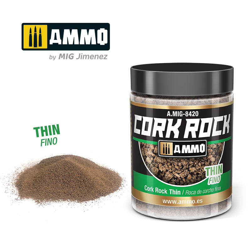 CREATE CORK Cork Rock Thin (Jar 100mL)