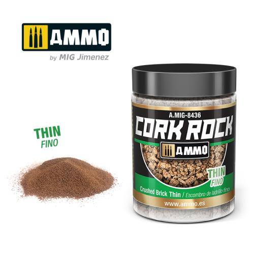 CREATE CORK Crushed Brick Thin  (Jar 100mL)