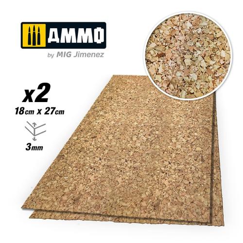 CREATE CORK Thick Grain (3mm) – 2 pcs