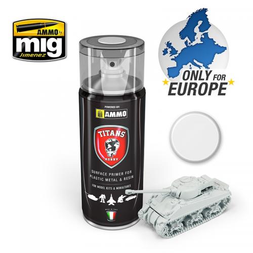 TITANS HOBBY: WHITE MATT PRIMER 400ml