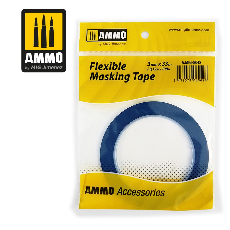 Flexible Masking Tape 3mm (33m)