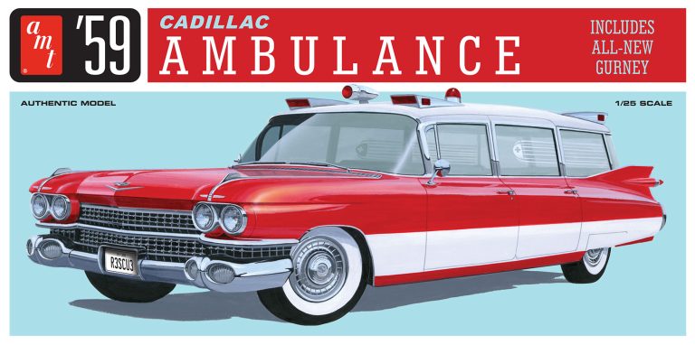 1959 Cadillac Ambulance 1:25