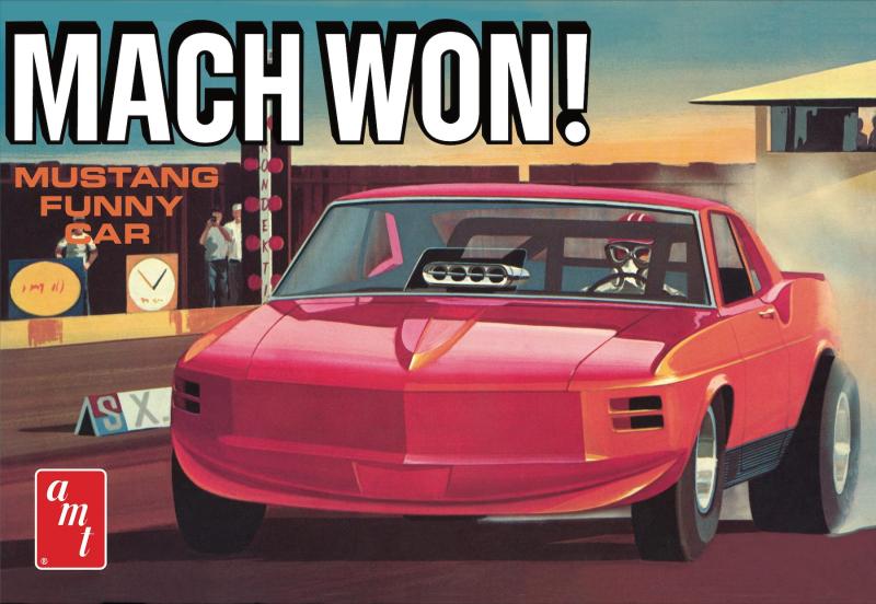 Mustang Funny Car MACH WON 1:25