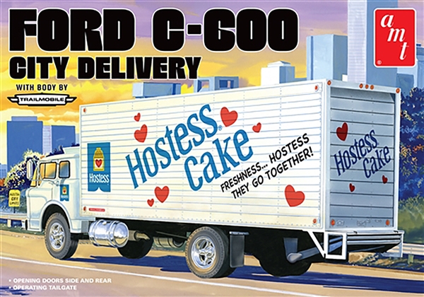 Ford C-600 City DelIVery Box Truck 1/25