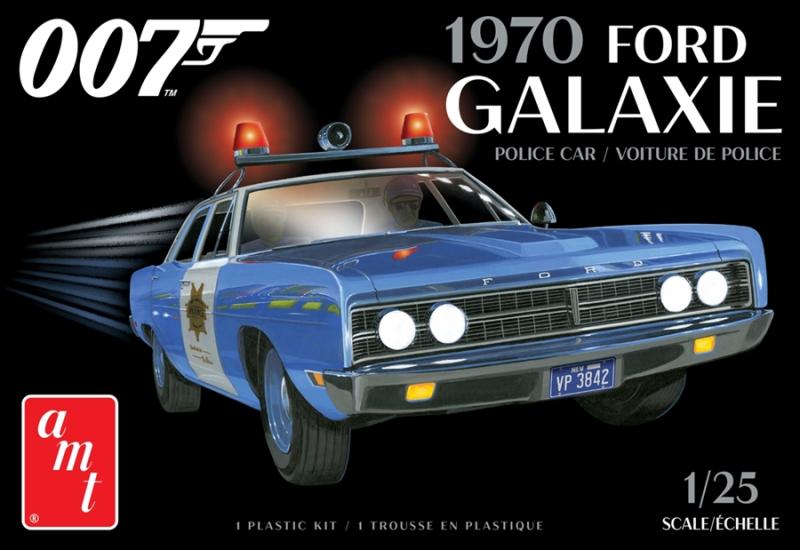 James Bond 1970 Ford Galaxie Police Car 1/25