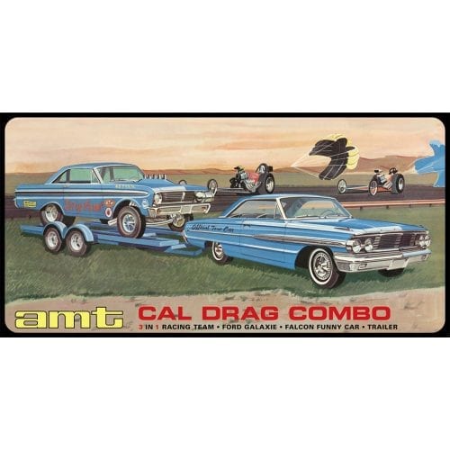 California Drag Combo - 1964 Galaxie & Trailer 1/25