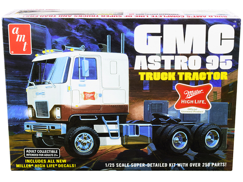 Miller Beer GMC Astro 95 Semi Tractor Cab 1/25