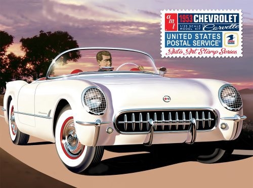 1953 Chevy Corvette USPS Stamp Series TIN BOX 1/25