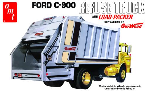 FORD C-900 GAR WOOD LOAD PACKER GARBAGE TRUCK 1/25