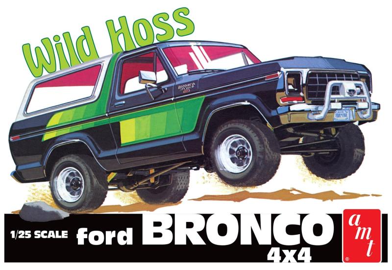 Ford Bronco 4x4 Wild Hoss 1/25