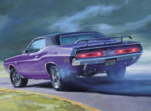 1970 Dodge Challenger R/T USPS Auto Art Stamp Series 1/25