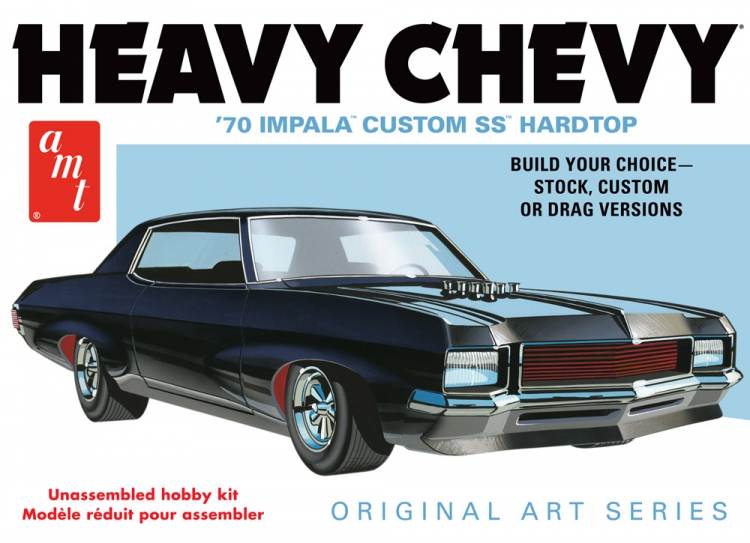 Heavy Chevy '70 Impala custom 1/25