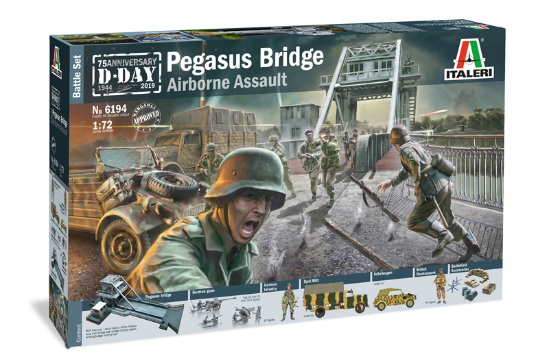 PEGASUS BRIDGE - D.Day 75°Ann.1944-2019 - BATTLE SET 1/72