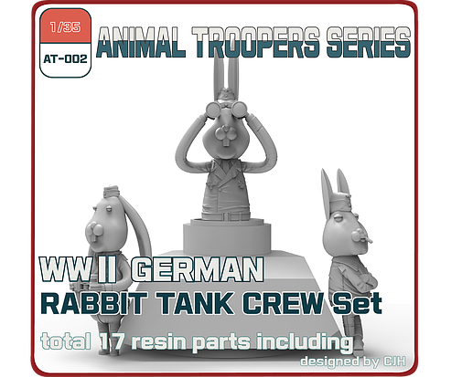 WWII German Rabbit Tank Crew Set 1/35