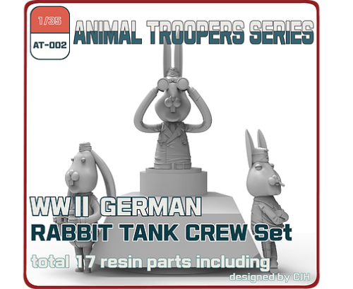 WWII German Rabbit Tank Crew Set 1/35