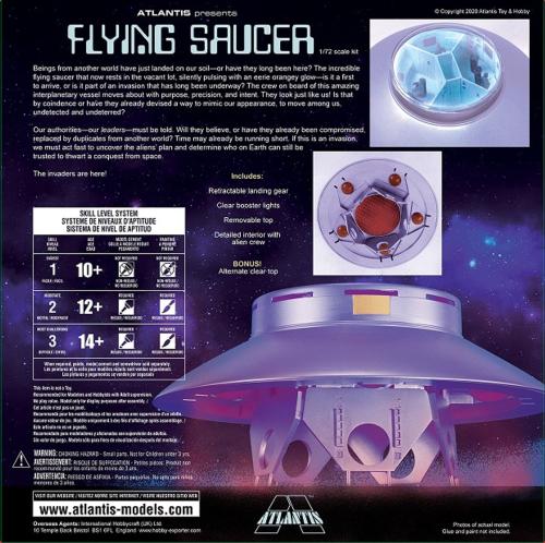 The Flying Saucer with Clear Dome 1/72